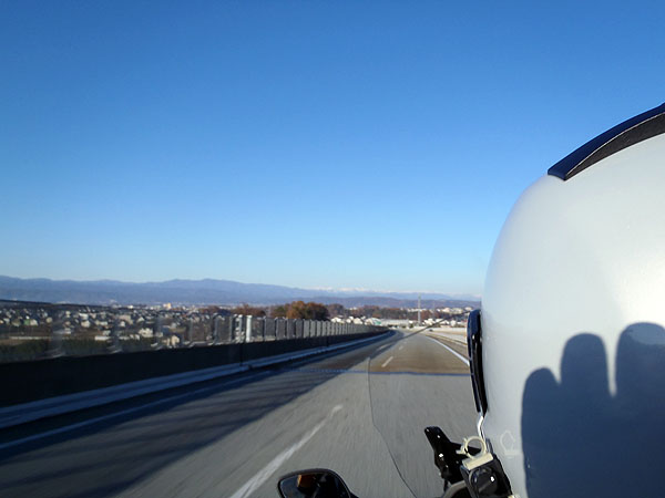 上信越自動車道にて